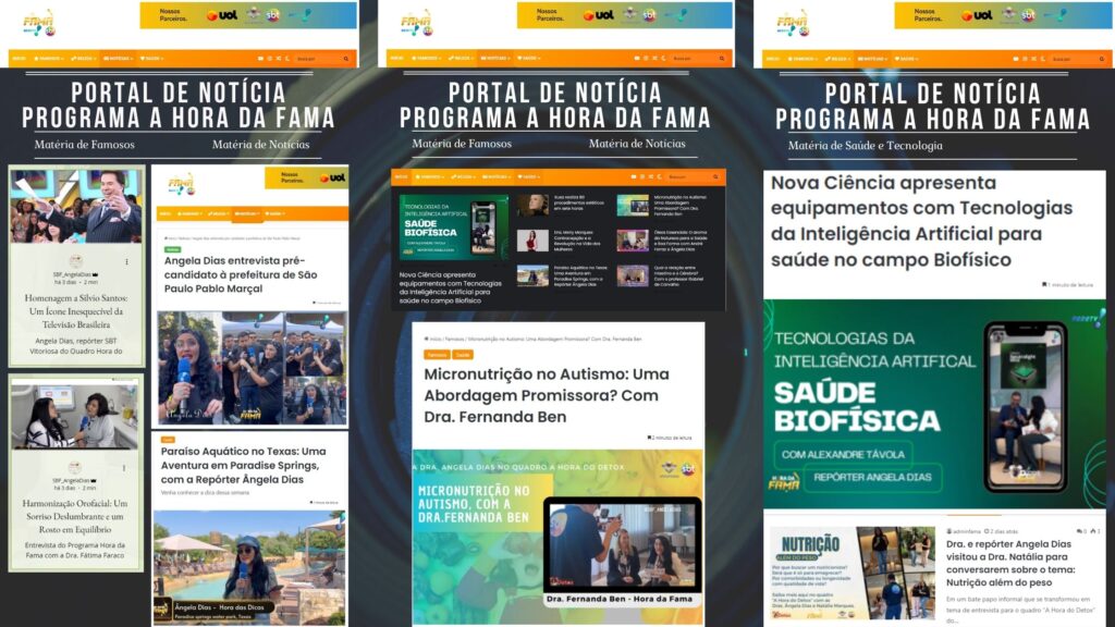 A Trajetória de Angela Dias no Programa A Hora da Fama – pelo SBT e Rede TV em 2024 1 Portal