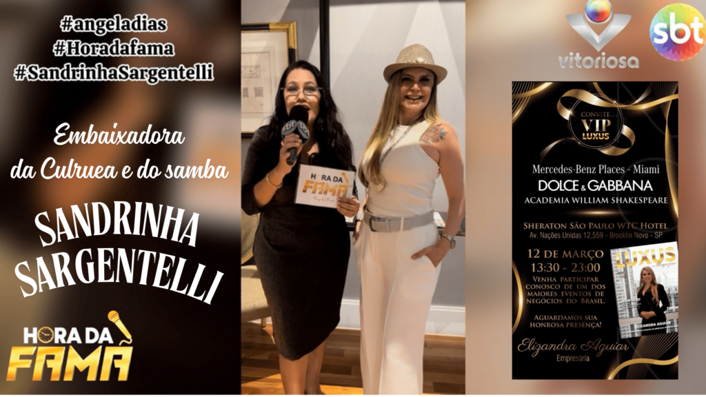 Sandrinha Sargentelli Brilha como Cerimonialista no Evento Luxus Magazine | Cultura e Luxo em SP!